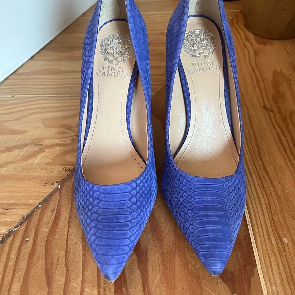 Vince Camuto Kain Atlantic Blue Pointed Heel
